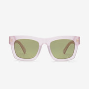 Jason Momoa Crasher sunglasses pink frame vintage green lens