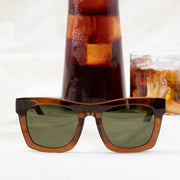 Crasher coffee brown sunglasses best-selling oversized statement-making fashion classic