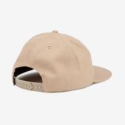 electric sideways volt logo snapback hat for men and women adjustable tan cap