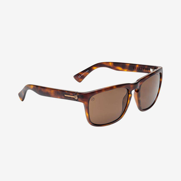 Electric Men's and Women's Sunglasses - Knoxville - Matte Tort / Bronze Polarized - Polarized Square Sunglasses