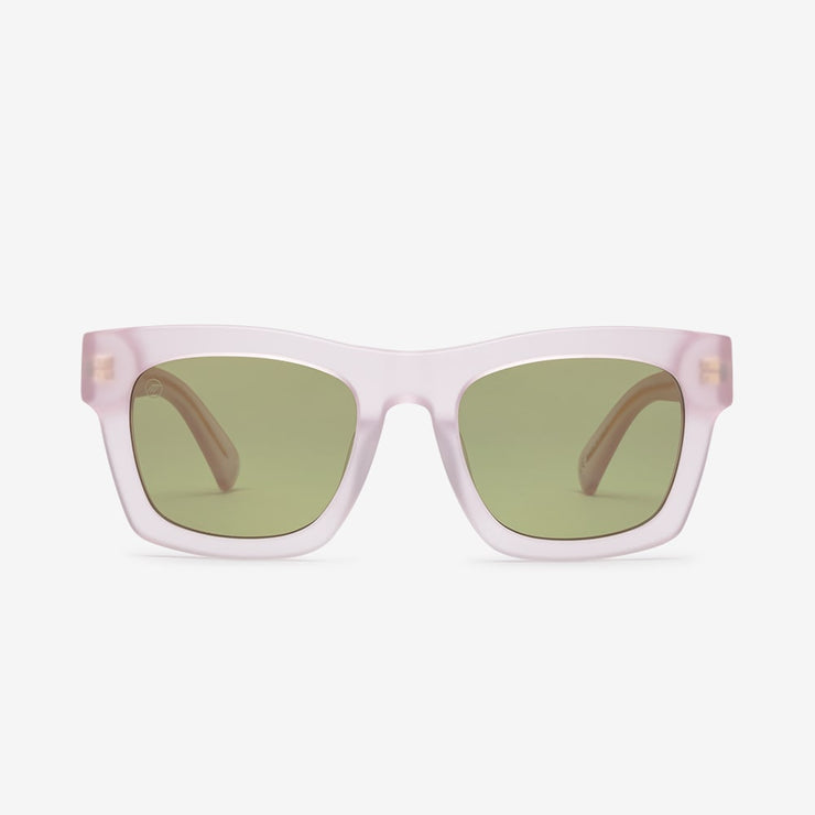 Jason Momoa Crasher sunglasses pink frame vintage green lens