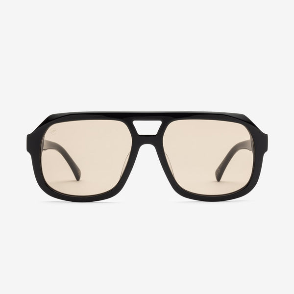 Electric Augusta Gloss Black Sunglasses Amber Lenses